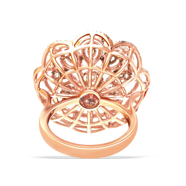 Exquisite Floral Statement Ring