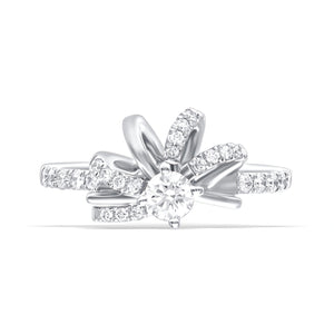 Celestial Twist Solitaire Ring