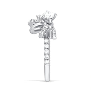 Celestial Twist Solitaire Ring