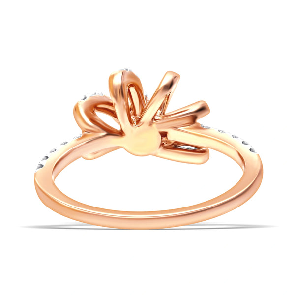 Celestial Twist Solitaire Ring