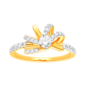 Celestial Twist Solitaire Ring