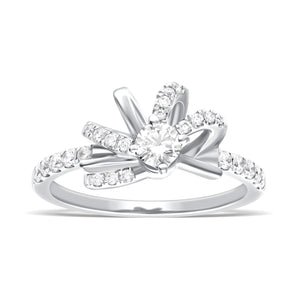 Celestial Twist Solitaire Ring