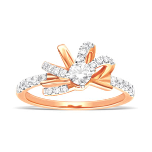 Celestial Twist Solitaire Ring