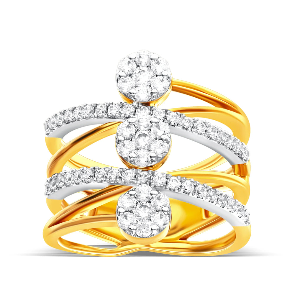 Trinity Shine silver ring
