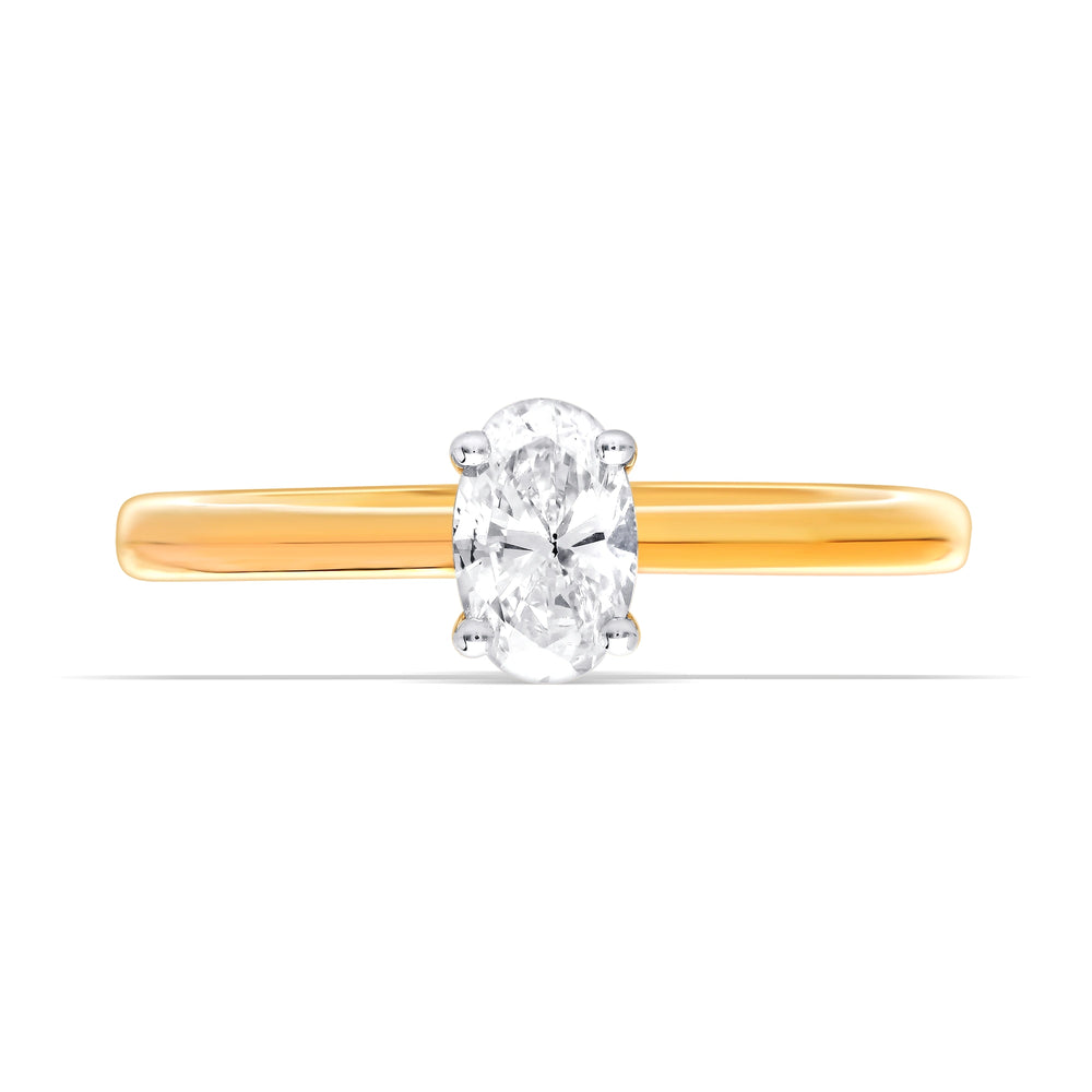 Classic Oval Solitaire Ring