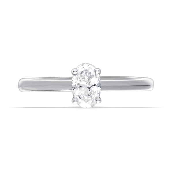 Classic Oval Solitaire Ring