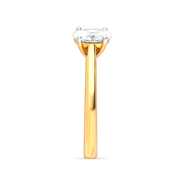 Classic Oval Solitaire Ring