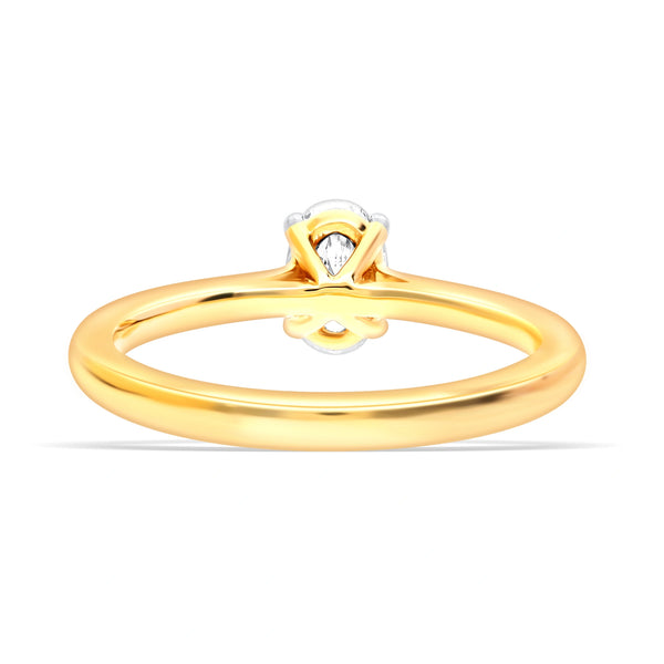 Classic Oval Solitaire Ring