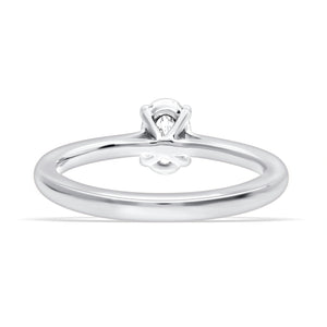 Classic Oval Solitaire Ring