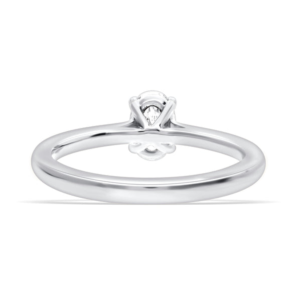Classic Oval Solitaire Ring