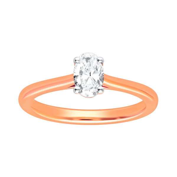 Classic Oval Solitaire Ring