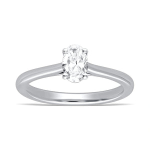 Classic Oval Solitaire Ring