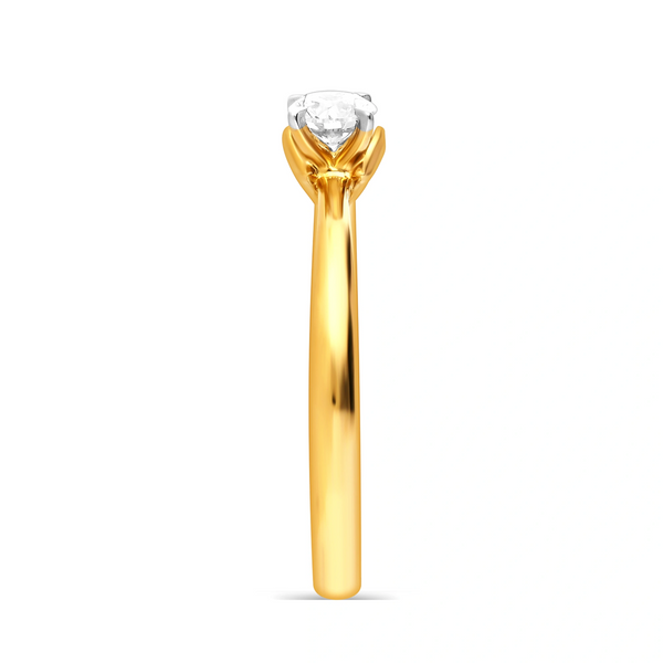 Eternal Gold Solitaire Ring