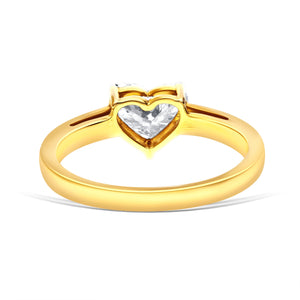 Heart of Gold Diamond Ring