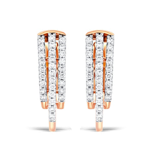 Elegant Multi-Chain Silver Earrings