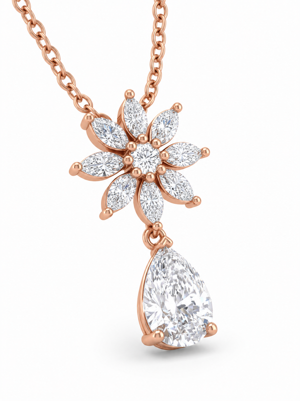 Daisy Drop Pendant
