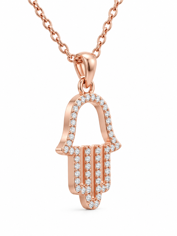 Lucky Hamsa Charm Pendant