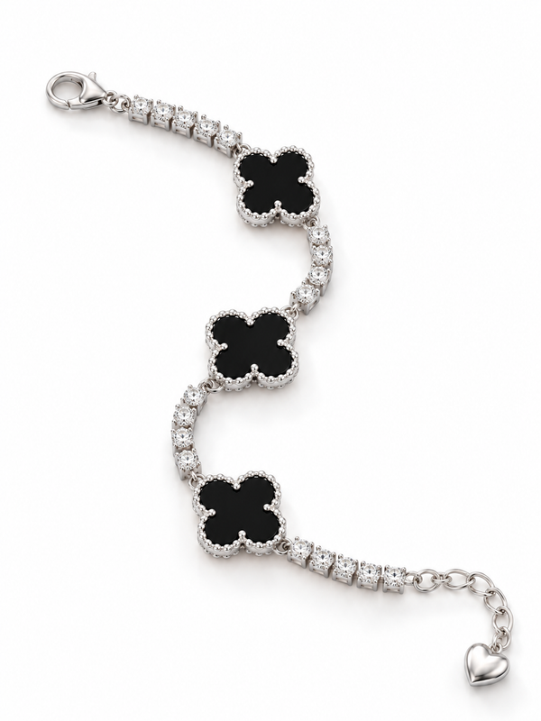 Noir Clover Bracelet