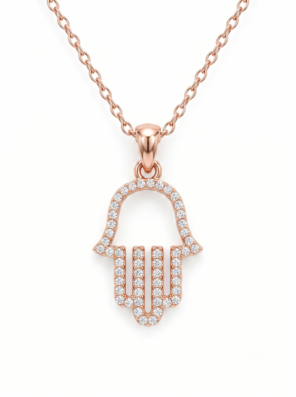 Lucky Hamsa Charm Pendant