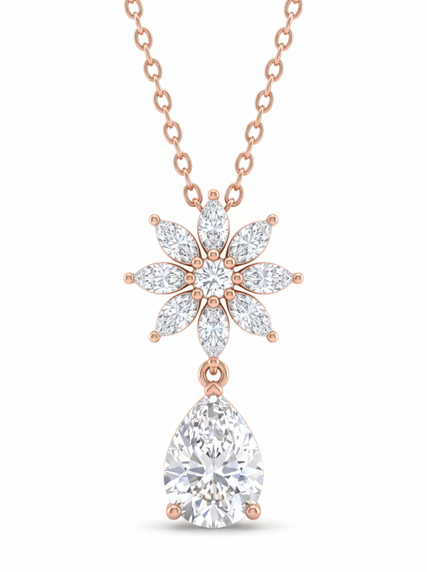 Daisy Drop Pendant
